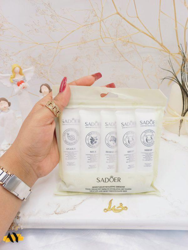 پک پنج عددی کرم دست شیر حیوانات برند سادور sadoer کد SD90640
