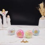 کوکتل پدیکور طرح گل پنبه همراه با شاین 20 گرم