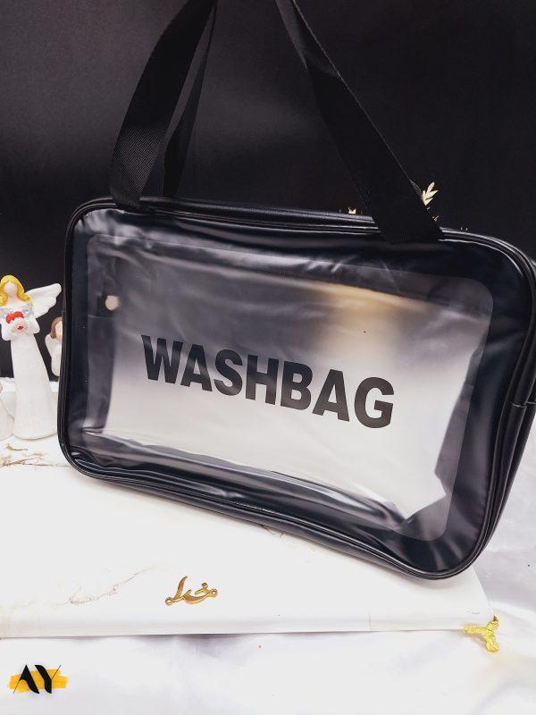 کیف لوازم آرایش بزرگ WASHBAG سایز 20*30 کد 8694
