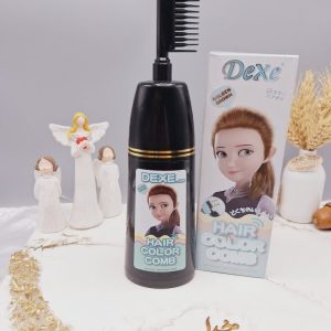 شانه رنگ مو رنگ قهوه ای طلایی برند دکسی Dexe کد 4825