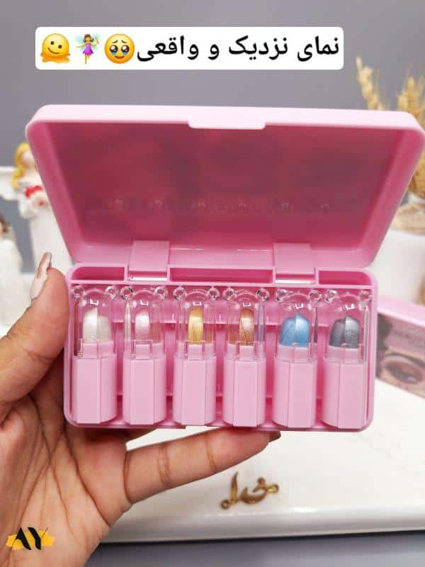 پالت 6تایی سایه چشم زیبا برند BEAUTY SECRET کد 8088