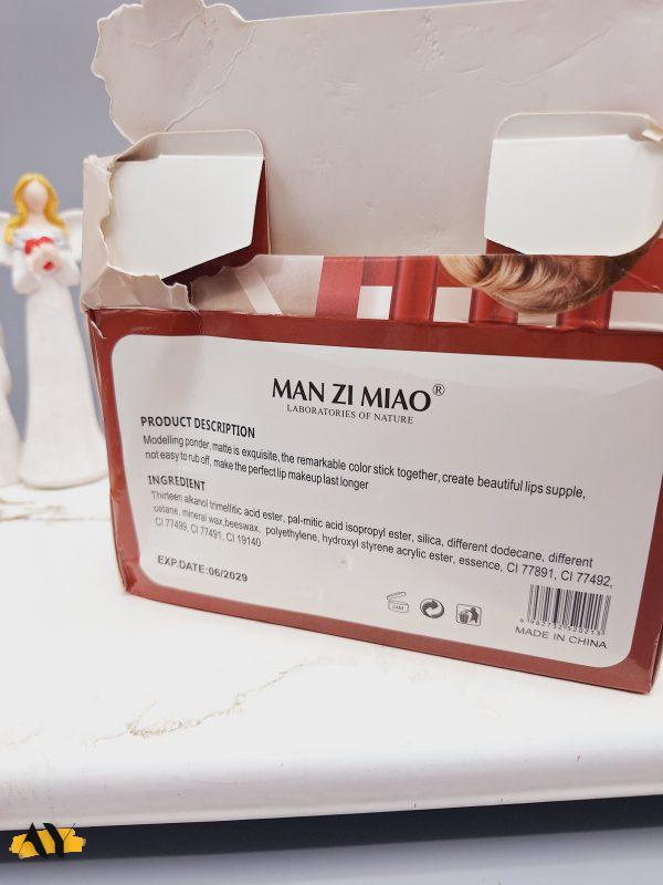 تینت لب شرابی شامپاینی MANZI MIAO کد LC021C