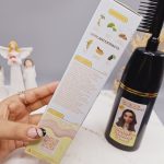 شانه رنگ مو رنگ نسکافه ای طبیعی برند دکسی Dexe کد 0031