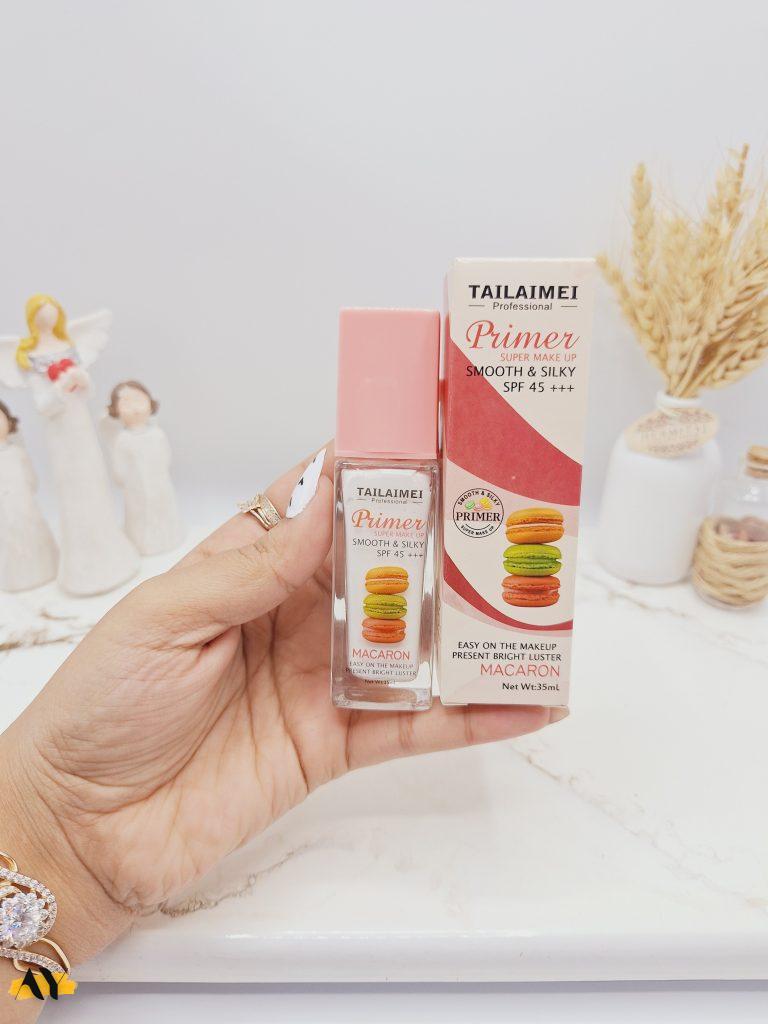 پرایمر و ضد آفتاب ماکارون تایلامی spf45 اورجینال کد NO.:TLM-F215