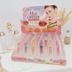 بالم لب حرارتی رنگارنگ پوکه شیشه ای برند موکالره کد 8108