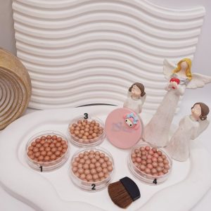 رژ گونه توپ توپی ترند طرح عروسک کیتی کد 0987