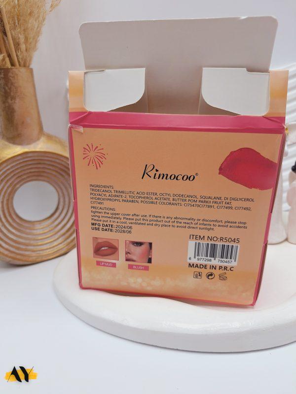 رژگونه پد دار قلمی پیچی Rimocoo کد 5045