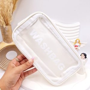کیف آرایشی واشبگ WASHBAG سایز متوسط (رنگ سفید)