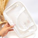 کیف آرایشی واشبگ WASHBAG سایز بزرگ مستطیلی (رنگ سفید)