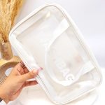 کیف آرایشی واشبگ WASHBAG سایز بزرگ مستطیلی (رنگ سفید)