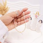 گردنبند تابستونی مراورید و صدف