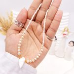 گردنبند تابستونی مراورید و صدف