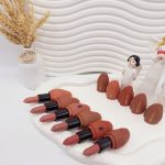 پک 12 تایی رژ جامد مخملی پوکه طرح لب برند آرت اسکین کد 971083-2