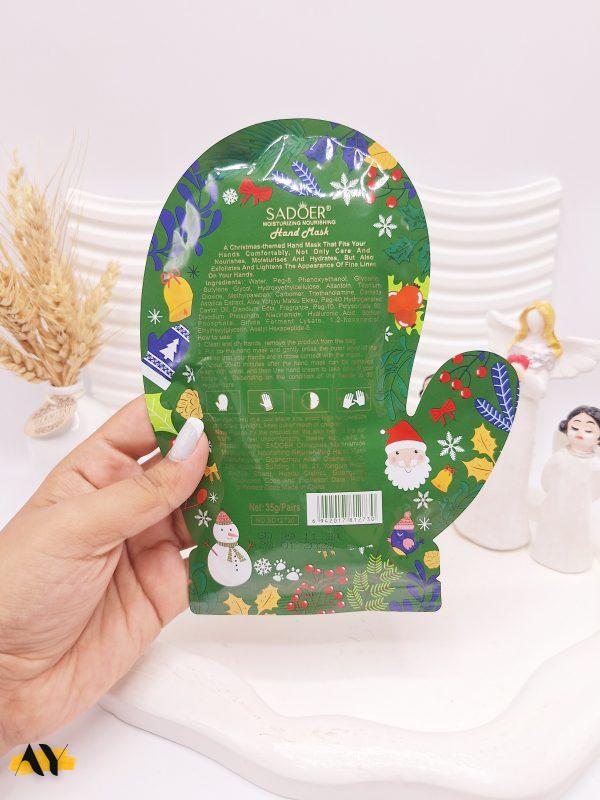 ماسک ورقه ای مرطوب کننده دست کریسمس برند سادور کد 2730
