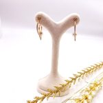 گوشواره میخی درخشان قلبی فوق العاده شیک و مجلسی
