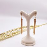گوشواره طلایی طرح آویز رشته ای برند ژوپینگ