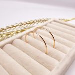گوشواره طلایی طرح حلقه ای برند ژوپینگ