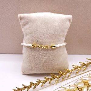 دستبند بافت طرح بی نهایت