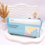 دستمال حوله ای Hanyan رنگ بدنه آبی سایز 20 در 20 کد 0536
