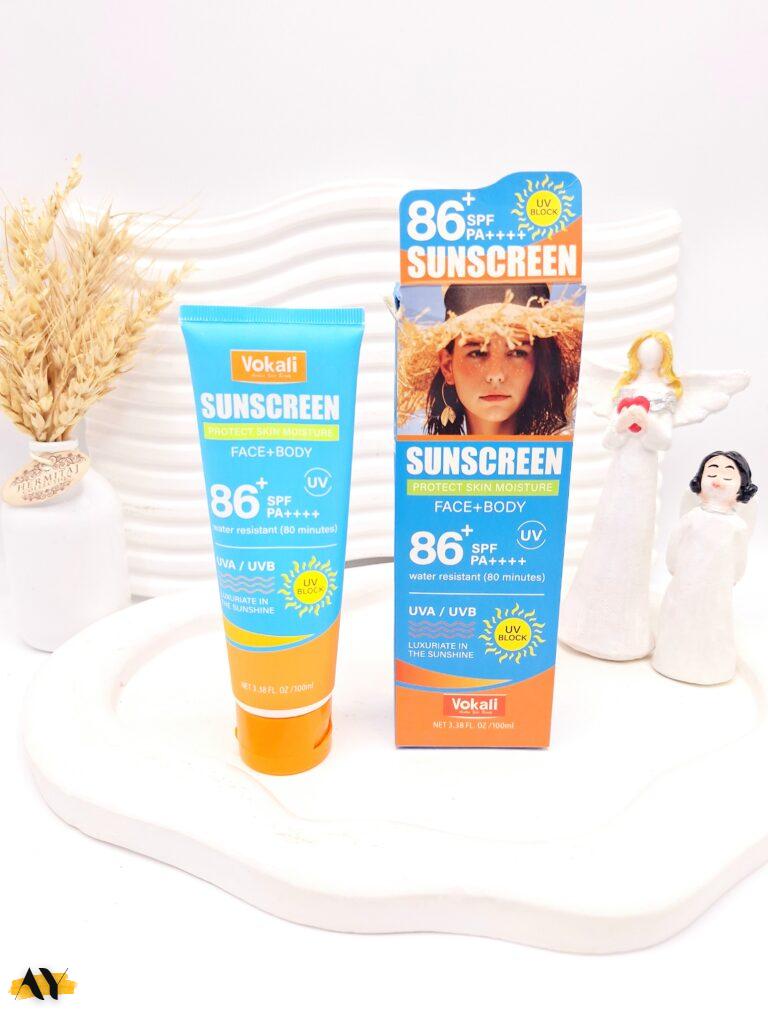 کرم ضد آفتاب صورت و بدن Spf86 SUNSCREEN کد CX7713