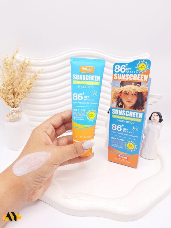 کرم ضد آفتاب صورت و بدن Spf86 SUNSCREEN کد CX7713