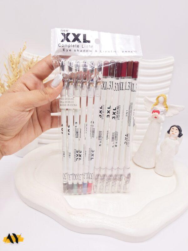پک 12 تایی خط لب 3XL تراش دار ساخت چین