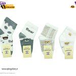 جوراب ساقدار نخ هندی بچگانه 2 تا 5 طرح تدی