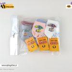 جوراب نخی مچی 1-2-3 سال طرح چتر