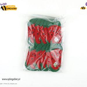 جوراب کالج نخی نوزادی طرح هندوانه