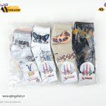 جوراب مچی نخی بچگانه 3 تا 6 سال طرح حیوانات