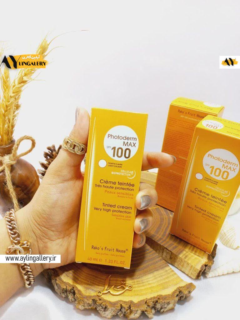 کرم ضد آفتاب SPF100 فتودرم مکس بیودرما BIODERMA کد RK1019 (طرح اصلی نوشته روی کارتن برجسته میباشد)
