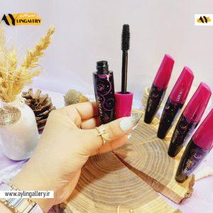 ریمل مشکی سر بنفش ضد آب برند ماسکارا Mascara کد LM193