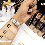کرم پودر فول کاور پد دار برند لاکچری کوین LUXURY COIN کد 9863