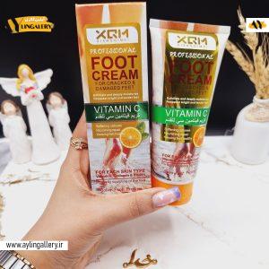 کرم ترک پا لایه بردار و مرطوب کننده ویتامین سی XQM کد X 2263