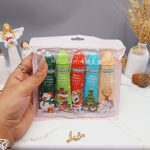 پک پنج عددی کرم دست مدل شکوفه طرح کریسمس برند MIYUELENI کد 8286