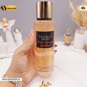 بادی اسپلش 250 ml ویکتوریا سکرت مدل Amber Romance Shimmer اورجینال