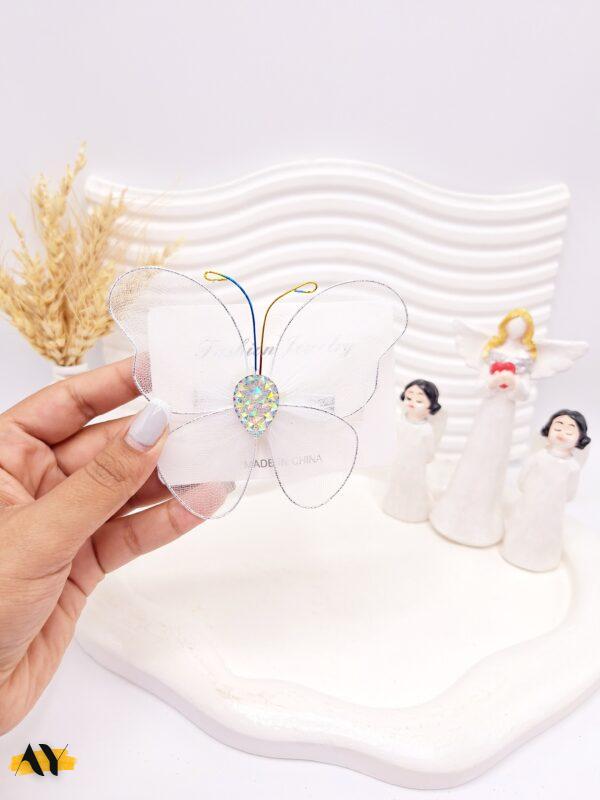 گیره مو طرح پروانه کد 2752-6