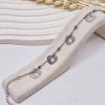 پابند طرح آویز قلب آبکاری رادیوم
