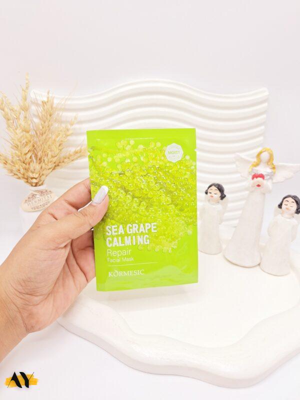 ماسک ورقه ای انگور دریایی KORMESIC کد 3791