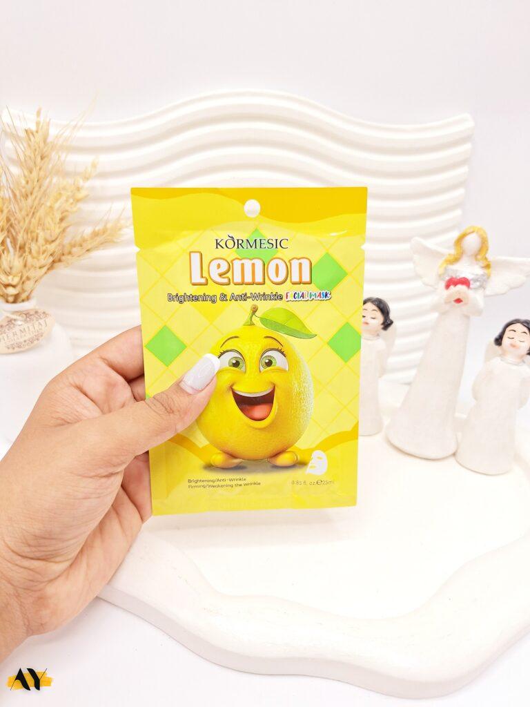 ماسک ورقه ای روشن کننده لیمو KORMESIC کد 3753