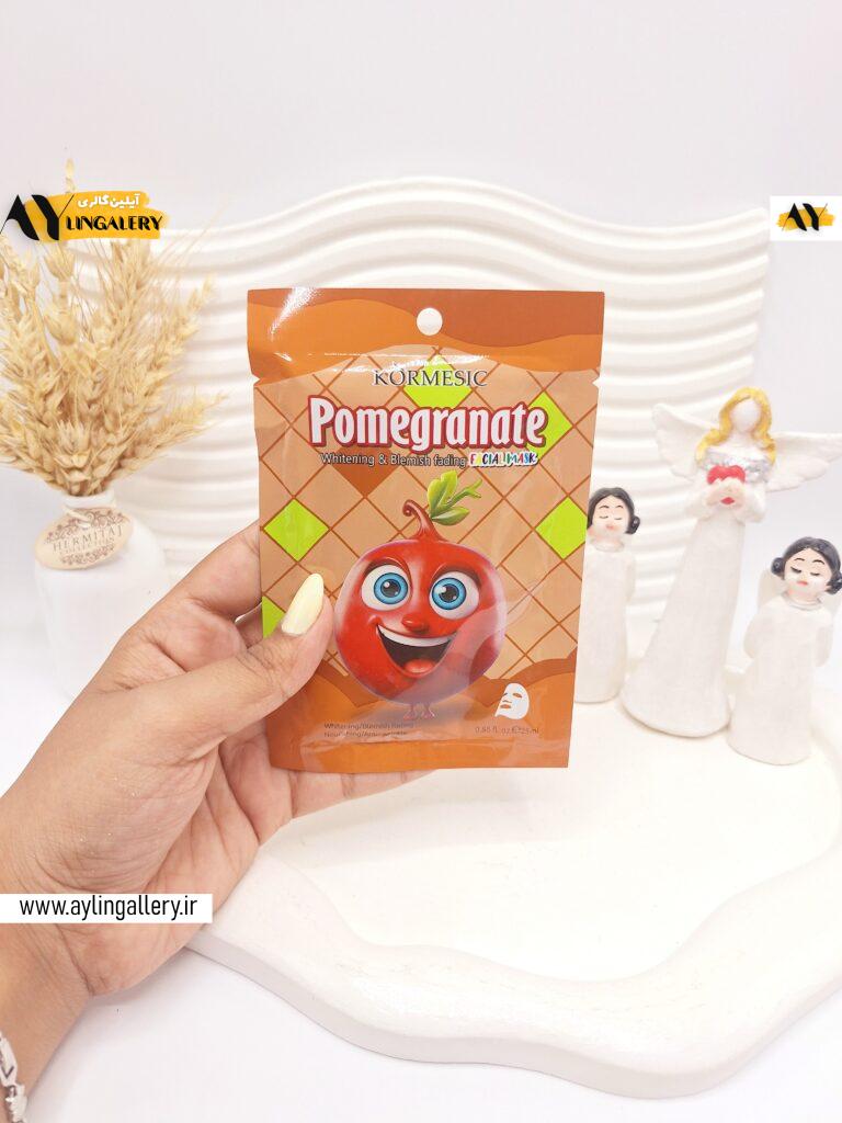 ماسک ورقه ای انار کورمسیک Pomegranate کد 3722