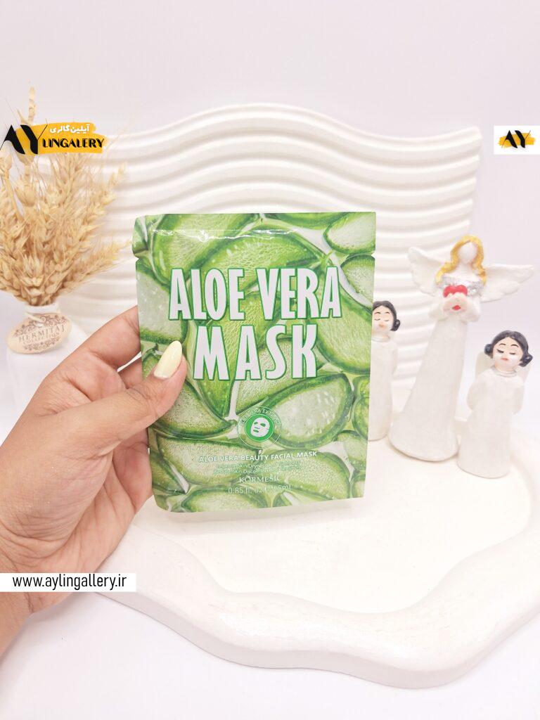 ماسک ورقه ای آلوئه ورا ALOE VERA MASK کد 4760