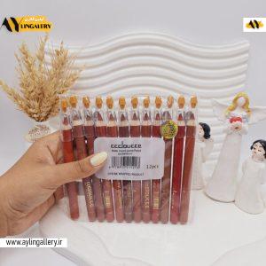 پک 12 تایی رژ مدادی ccdoucce کد 0259 (تراش دار)