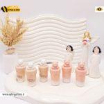 رژ مایع آیس پکی طرح خرسی فوق العاده زیبا مدل MILKTEA برند میس لارا