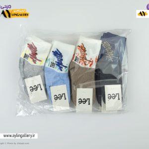 جوراب ساقدار حوله ای  زمستانی بچگانه 3 تا 6 طرح دار