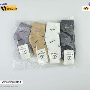 جوراب ساقدار حوله ای  زمستانی بچگانه 3 تا 6 طرح نایک