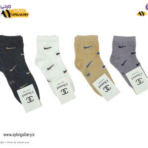 جوراب ساقدار حوله ای  زمستانی بچگانه 3 تا 6 طرح نایک