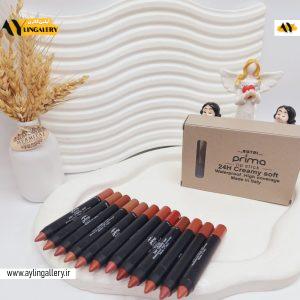 پک مداد لب شمعی 24 ساعته مات برند اصلی رویال پریما کد 0016