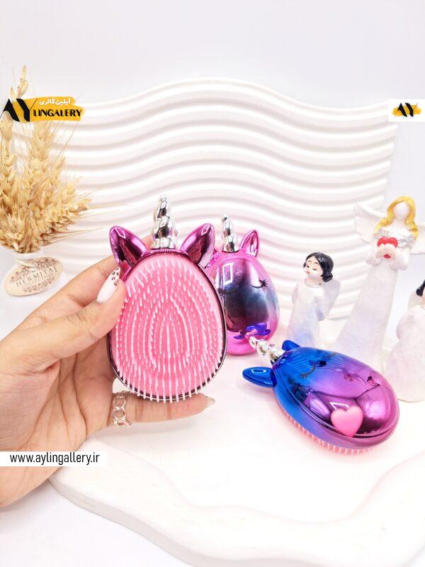 برس مو گره باز کن طرح یونیکورن جذاب