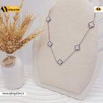 گردنبند پرطرفدار ون کلیف (سفید نقره ای)
